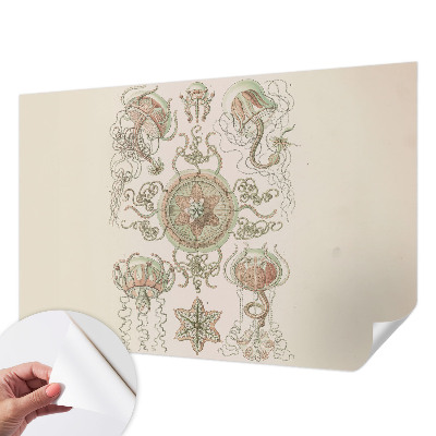 Papel de parede autocolante para sala Mundo subaquático
