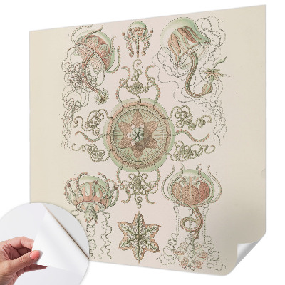 Papel de parede autocolante para sala Mundo subaquático