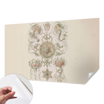 Papel de parede autocolante para sala Mundo subaquático