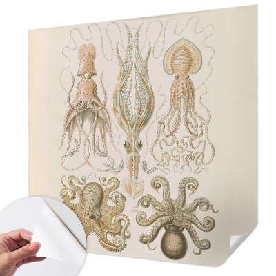 Papel de parede autocolante para quarto Vida marinha