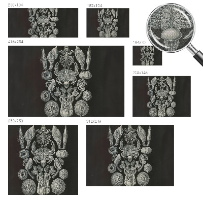 Autocolante de parede fotográfico Formas subaquáticas