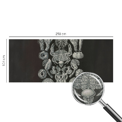 Autocolante de parede fotográfico com tema de formas subaquáticas
