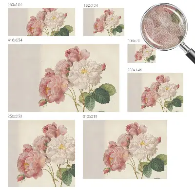 Papel de parede para criança com estampa de rosas românticas