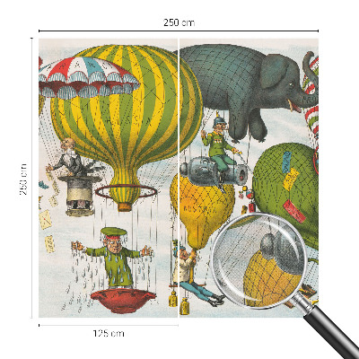Papel de parede autocolante Viagem de balão