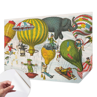 Papel de parede autocolante Viagem de balão