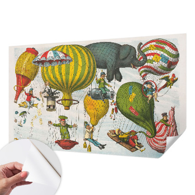 Papel de parede autocolante Viagem de balão
