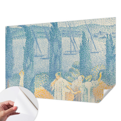Papel de parede autocolante para sala Dia preguiçoso