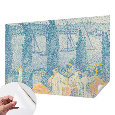 Papel de parede autocolante para sala Dia preguiçoso
