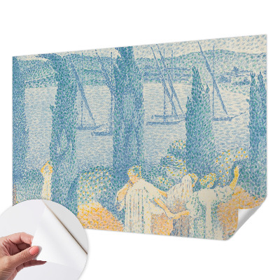 Papel de parede autocolante para sala Dia preguiçoso