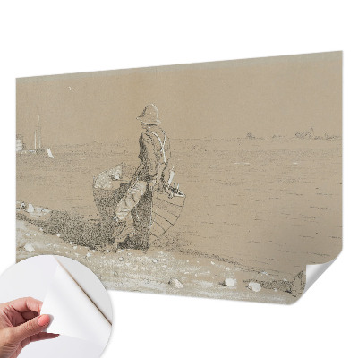 Papel de parede para criança Cena nostálgica