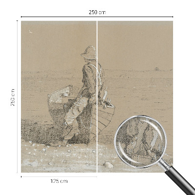 Papel de parede para criança Cena nostálgica