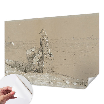 Papel de parede para criança Cena nostálgica