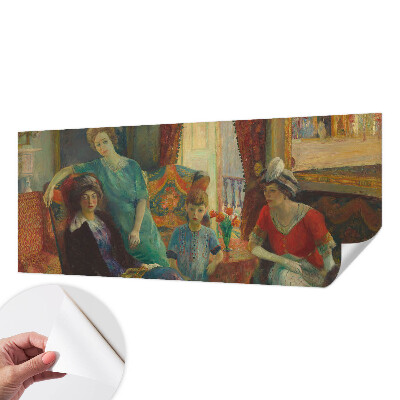 Papel de parede autocolante para sala Elegância clássica