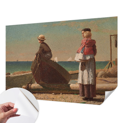 Papel de parede infantil Cena à beira-mar