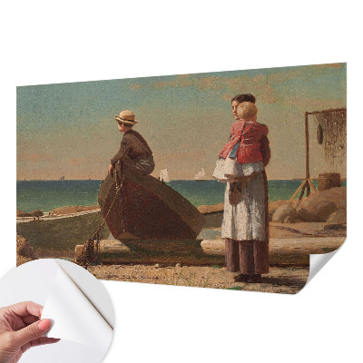Papel de parede infantil Cena à beira-mar