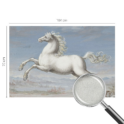 Papel de parede infantil Cavalos no salto