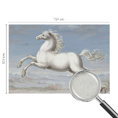 Papel de parede infantil Cavalos no salto