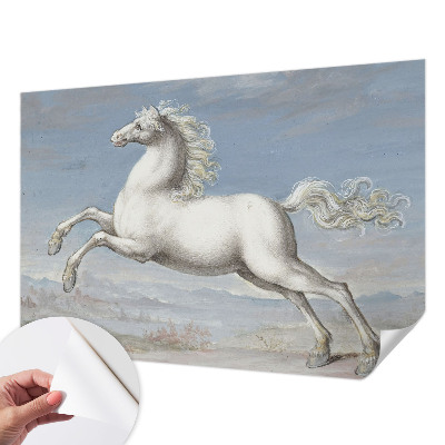 Papel de parede infantil Cavalos no salto