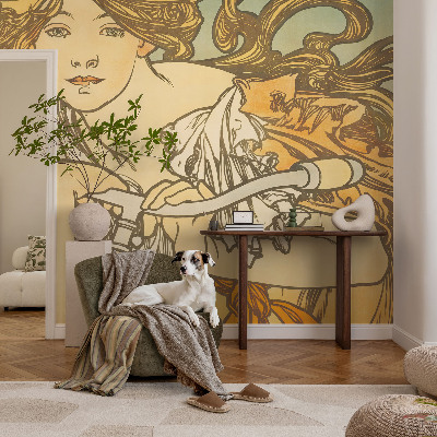 Papel de parede autocolante para quarto Elegância da primavera