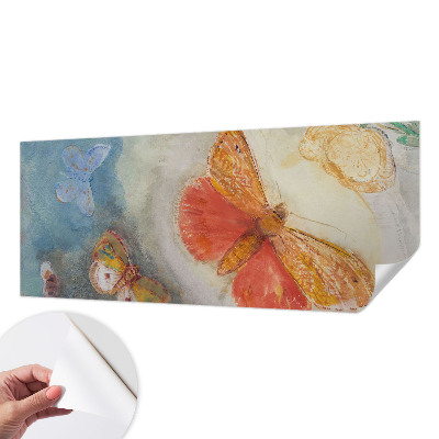 Papel de parede autocolante Borboletas coloridas