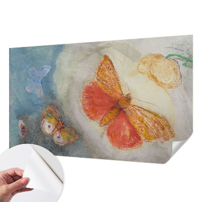 Papel de parede autocolante Borboletas coloridas