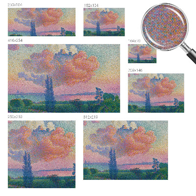 Papel de parede para criança com uma paisagem colorida adequada para quartos infantis