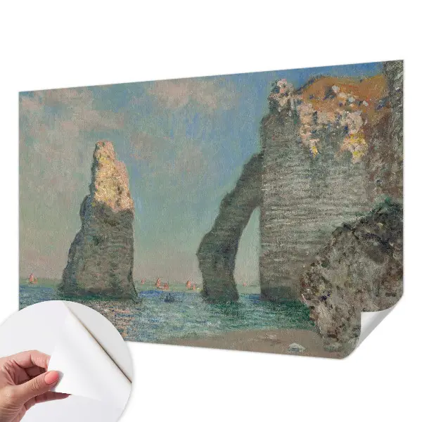 Papel de parede autocolante para quarto com estampa de paisagem rochosa