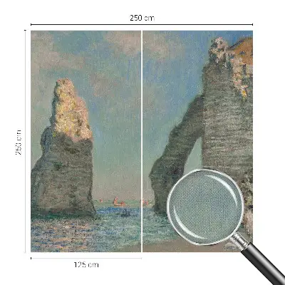 Papel de parede autocolante para quarto com estampa de paisagem rochosa