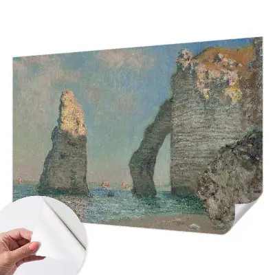 Papel de parede autocolante para quarto com estampa de paisagem rochosa