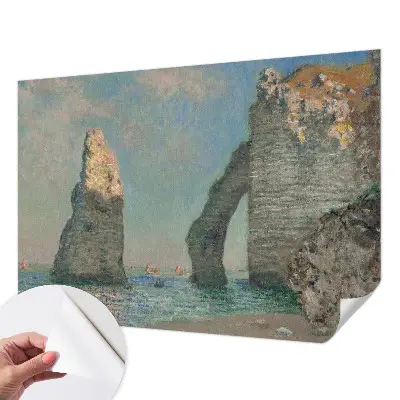 Papel de parede autocolante para quarto com estampa de paisagem rochosa
