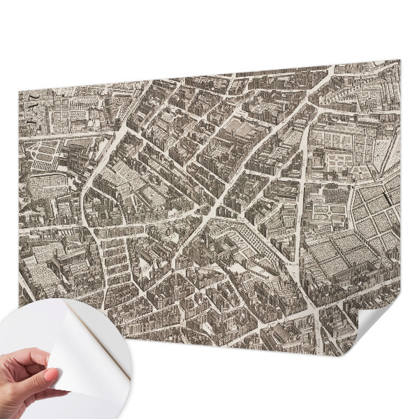 Autocolante de parede fotográfico Labirinto urbano