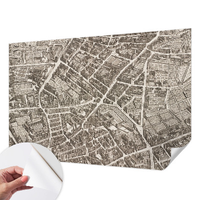 Autocolante de parede fotográfico Labirinto urbano