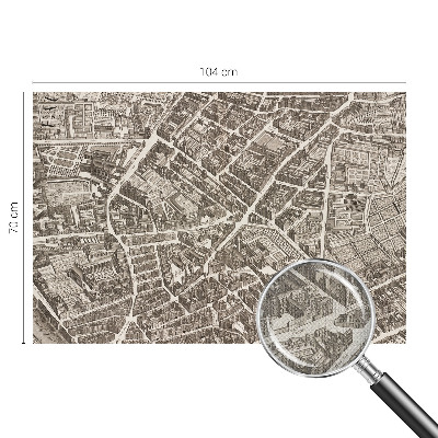 Autocolante de parede fotográfico Labirinto urbano