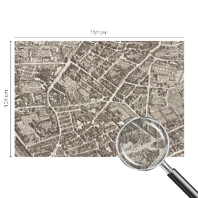 Autocolante de parede fotográfico Labirinto urbano