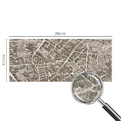 Autocolante de parede fotográfico Labirinto urbano