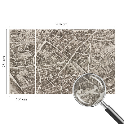 Autocolante de parede fotográfico Labirinto urbano