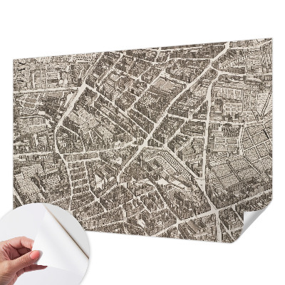 Autocolante de parede fotográfico Labirinto urbano