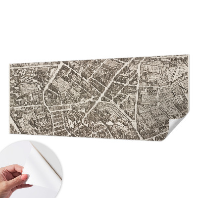 Autocolante de parede fotográfico Labirinto urbano