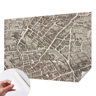 Autocolante de parede fotográfico Labirinto urbano