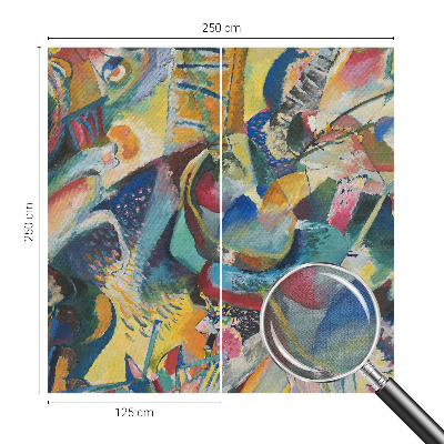 Papel de parede 3D Abstrato colorido