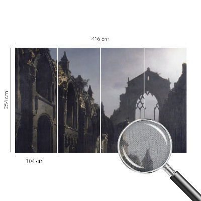 Papel de parede para criança ruínas góticas