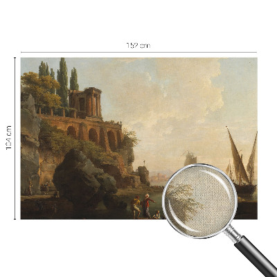 Papel de parede autocolante para sala paisagem marítima