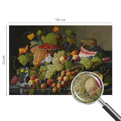 Papel de parede autocolante para quarto com estampa com composição de fruta