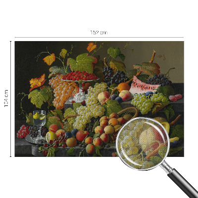 Papel de parede autocolante para quarto com estampa com composição de fruta