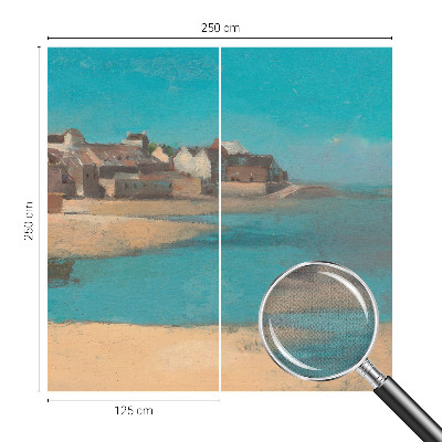 Papel de parede 3D Uma aldeia tranquila