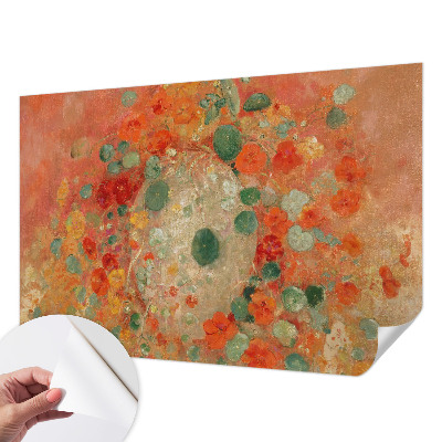 Papel de parede infantil Flores abstratas