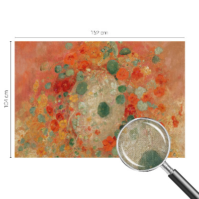 Papel de parede infantil Flores abstratas