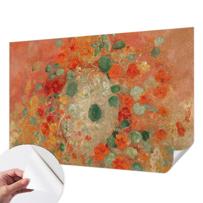 Papel de parede infantil Flores abstratas
