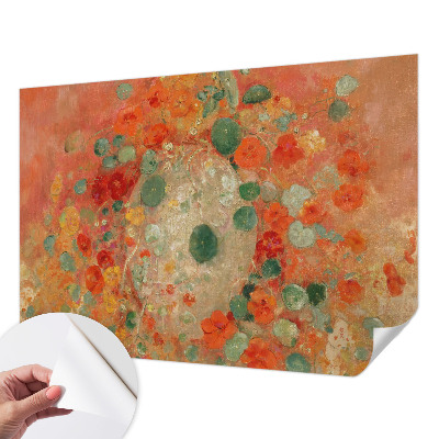Papel de parede infantil Flores abstratas