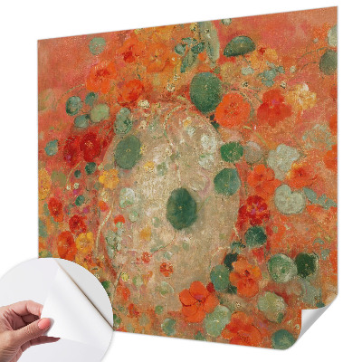 Papel de parede infantil Flores abstratas